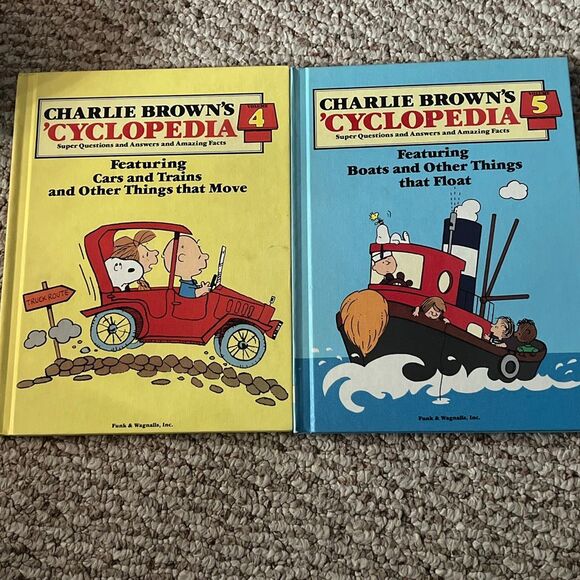 Charlie Brown cyclopedia 1-10 vintage 1989 Charlie Brown books - Picture 4 of 6